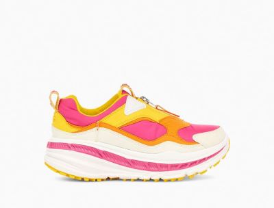 UGG CA805 Zip Womens Sneakers Azalea/ Pink/Lemon Yellow - AU 625XL
